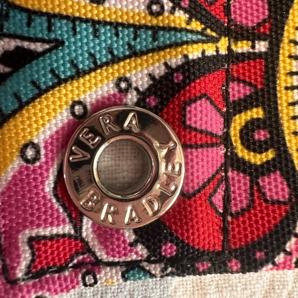 NWOT Vera Bradley PENCIL POUCH Parisian Paisley zip art for Backpack School Work